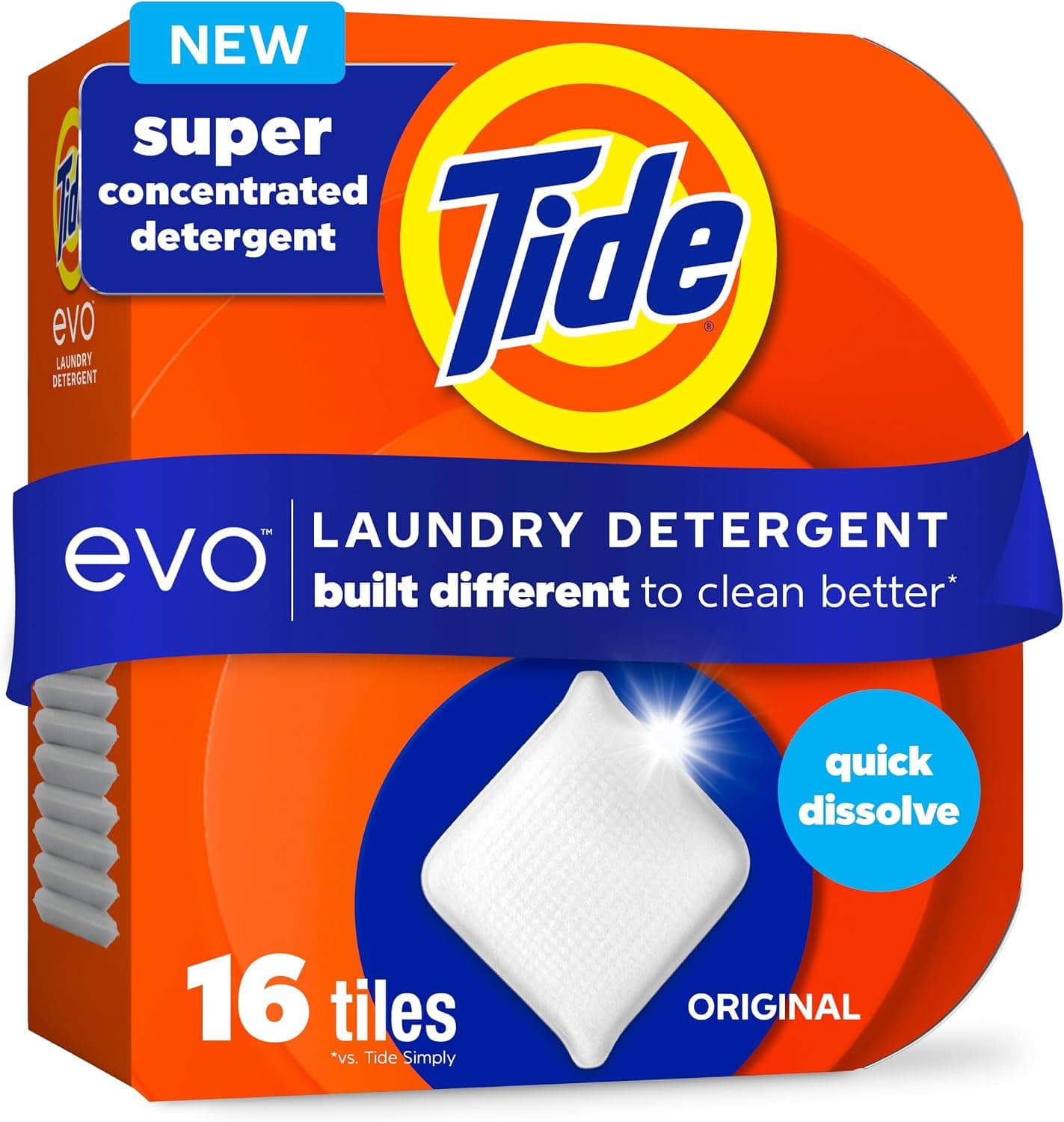 Tide evo Detergent, Original Scent, 16 count